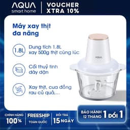 Thumbnail Máy xay thịt Aqua GGS201R cối thuỷ tinh, dung tích 1.8L xay cua, thịt cá rau củ - Bảo hành 12 tháng 1