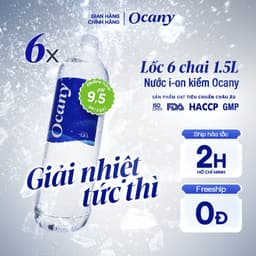 Thumbnail Lốc 6 chai nước ion kiềm Ocany chai 1.5l 1