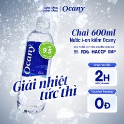 Thumbnail Nước uống ion kiềm Ocany chai 600ml 1