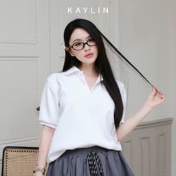 Thumbnail Áo thun POLO KAYLIN form Basic chất vải thun cotton co giản phong cách trẻ trung BST Hè 2025 - N2482 1