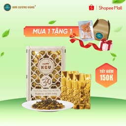 Thumbnail Trà Ô Long Đông Trùng Hạ Thảo Kim Cương Vàng - Hỗ Trợ Giải Độc Gan, Giảm Căng Thẳng (110Gr/Hộp Gỗ) 2