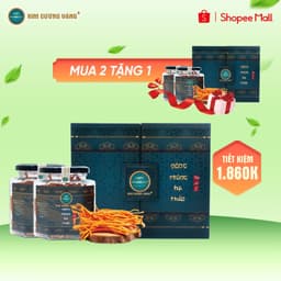 Thumbnail Combo Đông Trùng Hạ Thảo Thượng Phẩm Kim Cương Vàng Hỗ Trợ Đề Kháng Chống Suy Nhược Chính Hãng 2 Lọ x 15gram 2