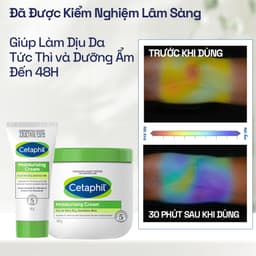 Thumbnail [LIVE] Kem dưỡng ẩm dịu lành cho da nhạy cảm CETAPHIL MOISTURISING CREAM 50G 1