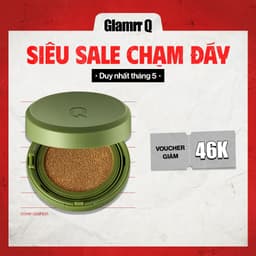 Thumbnail Siêu Phấn Nước Che Phủ GLAMRR Q Vegan Super Cover Cushion SPF50+/PA+++ (1 lõi x 15g) 1