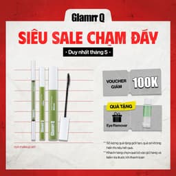 Thumbnail Bộ 3 Trang Điểm Mắt Glamrr Q Chống Nước Thuần Chay (Mascara, Eyeliner, Eye Brow) 1