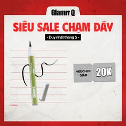 Thumbnail Kẻ Mắt Glamrr Q Chống Nước Thuần Chay VEGAN SUPER STAY EYELINER (0.6g) 1
