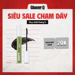 Thumbnail Mascara Glamrr Q Dày Cong Chống Nước Thuần Chay VEGAN SUPER STAY MASCARA (7g) 1