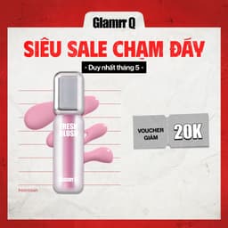 Thumbnail Má Hồng Kem Căng Bóng Glamrr Q Glow Lasting Fresh Blush 3.8g 1