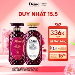 Thumbnail Combo dầu gội xả giảm rụng tóc đến 96% phục hồi khô xơ hư tổn Moist Diane Extra Hair Fall Control 1