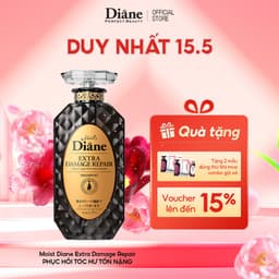 Thumbnail Dầu gội phục hồi tóc khô xơ chẻ ngọn gãy rụng hư tổn nặng Moist Diane Extra Damage Repair 450ml 1