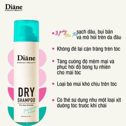 Thumbnail Dầu gội khô tóc tơi phồng, mềm mại, không bết dính Perfect Beauty Dry Shampoo Grapefruit & Mint 4