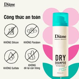 Thumbnail Dầu gội khô tóc tơi phồng, mềm mại, không bết dính Perfect Beauty Dry Shampoo Grapefruit & Mint 2