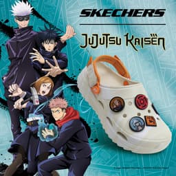 Thumbnail Giày Thể Thao Nữ Skechers Jujutsu Kaisen Foamies Surge - 800026-NAT 1