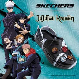 Thumbnail Giày Thể Thao Nam Skechers Jujutsu Kaisen Foamies Surge - 802021-BLK 1