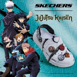 Thumbnail Giày Thể Thao Nam Skechers Jujutsu Kaisen Foamies Surge - 802021-WHT 1