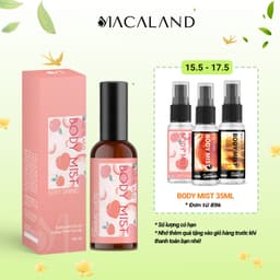 Thumbnail Body Mist đào Soft Spring MACALAND 20ml/100ml hương trái cây đào ngọt ngào tươi mát 1