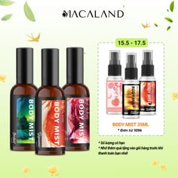 Thumbnail Body Mist xịt thơm toàn thân MACALAND 35ml/100ml hương nước hoa Pháp kết hợp dưỡng ẩm da 1