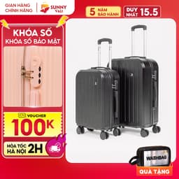 Thumbnail Vali kéo du lịch thời trang SUNNY SV07/LATO nhựa PC + ABS (2 size 5 màu) 1