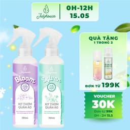 Thumbnail Xịt thơm quần áo JULYHOUSE 20ml/280ml nước xả vải khô hương hoa cỏ tinh dầu tươi mát 1