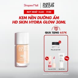 Thumbnail Kem nền dưỡng ẩm và giúp da căng bóng HD SKIN HYDRAGLOW FOUNDATION 30ML - MAKE UP FOR EVER 1