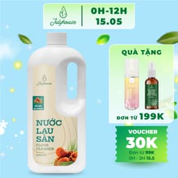 Thumbnail Nước lau sàn nhà tinh dầu Sả Chanh - Bồ hòn hữu cơ an toàn cho sức khỏe cả gia đình 1