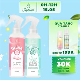 Thumbnail Combo xịt thơm quần áo Julyhouse 20ml/280ml hương tinh dầu thiên nhiên ngọt ngào tươi mới 1