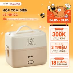 Thumbnail Hộp Cơm Cắm Điện Văn Phòng Bear 2 Ngăn Hâm Nóng Nhanh Chống Tràn Giữ Nhiệt Tiện Dụng Cho Dân Văn Phòng SB-HC12L 1