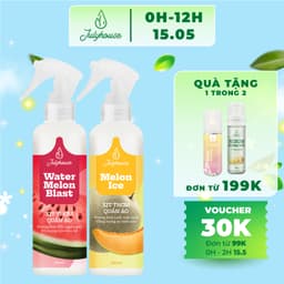 Thumbnail Combo Xịt thơm quần áo Julyhouse hương trái cây tươi mát dưa hấu và dưa lưới 280ml 1