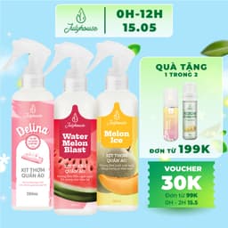 Thumbnail Xịt thơm quần áo JULYHOUSE 20ml/280ml chiết xuất tinh dầu thiên nhiên thơm mát 1