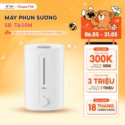 Thumbnail Máy Phun Sương Tạo Ẩm Bear Máy Tạo Độ Ẩm Phun Sương 2 Chế Độ Máy Phun Sương Làm Mát Máy Xông Dung Tích 5L SB-TA50M 1
