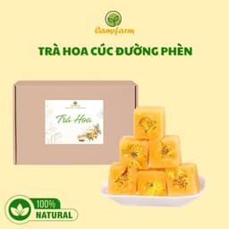 Thumbnail Trà hoa cúc đường phèn mật ong Camifarm dưỡng nhan, thanh lọc, chống lão hóa, tốt cho sức khỏe 1