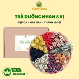 Thumbnail Trà Dưỡng Nhan 8 Vị Camifarm (Hộp 30 gói) Đẹp Da, Thanh Nhiệt, Mát Gan, An Thần Ngủ Ngon 1