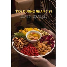 Thumbnail Trà Dưỡng Nhan 7 Vị Camifarm (Gồm: Hoa Cúc; Nụ Hoa Hồng; Long Nhãn; Kỷ Tử; Táo Đỏ, Cỏ ngọt, Hoa nhài) 3