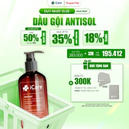 Thumbnail Dầu Gội Sạch Gàu Antisol | Thương Hiệu iCare Pharma | Hỗ Trợ Làm Sạch Gàu Ngứa - Không Gây Khô Tóc 1