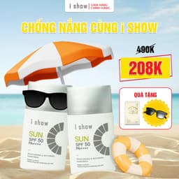 Thumbnail Kem Chống Nắng I SHOW Nâng Tone 12h SPF 50+ PA++++ Dưỡng Ẩm Trắng Da Kiềm Dầu Chống Nước Chống Nắng 2