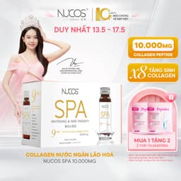 Thumbnail TPBVSK Nước Uống Collagen Nucos Spa 10000 Hỗ Trợ Da Căng Mịn Chống Lão Hóa Trắng Da Hộp10chaix50ml 1