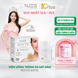 Thumbnail TPBVSK Viên Uống Trắng Da Nucos White Hỗ Trợ Mờ Thâm Nám Sáng Da Chống Nắng Hộp 60 viên 1