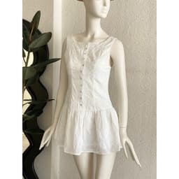 Thumbnail TUBYCATU | Đầm sát nách Sandra White Dress 3
