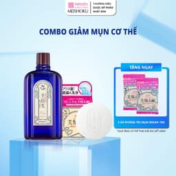 Thumbnail Combo Giảm Mụn Cơ Thể MEISHOKU [Xà Phòng Cải Thiện Mụn Lưng 80G + Toner Da Dầu Mụn Bigansui 90ML] 1