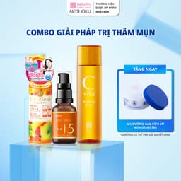 Thumbnail Combo Giải Pháp Giảm Thâm Mụn MEISHOKU [Gel Tẩy Tế Bào Chết 180ML + Tinh Chất Niacinamide 15% 30ML] 1