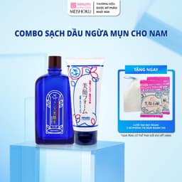 Thumbnail Combo Sạch Dầu Ngừa Mụn Cho Nam MEISHOKU [Sữa Rửa Mặt Bigan 80G + Lotion Bigansui For Men 90ML] 1