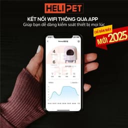 Thumbnail [NEW 2025] Máy Vệ Sinh, Dọn Phân Mèo Tự Động PETREE x HeLiPet, Kết Nối Wifi, Dùng App, Bản Quốc Tế 3