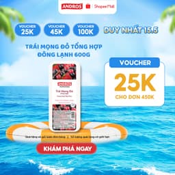 Thumbnail Trái Mọng Đỏ Tổng Hợp Đông Lạnh - Không chất bảo quản - Trái cây đông lạnh ANDROS IQF (Chỉ giao HCM) 1
