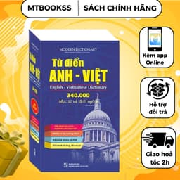 Thumbnail Sách - Từ Điển Anh - Việt 340.000 Mục Từ và Định Nghĩa (bìa mềm) 1