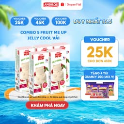 Thumbnail Kem Thạch Jelly Cool (Combo 4 Hộp & 5 Hộp) - Andros Fruit Me Up - 80% Nước ép trái cây 3
