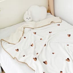 Thumbnail Chăn nhung sữa BONNY 4 mùa cho trẻ em đắp ôm ngủ (KT: 1m1x95Cm) 3