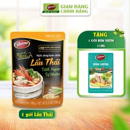 Thumbnail Nước Dùng Lẩu Thái Barona 180g tươi ngon chuẩn vị không cần nêm nếm [Tặng 1 Gói Bún Sườn 110g, HSD: 12/2025] 1