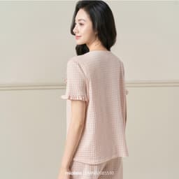 Thumbnail Đồ bộ mặc nhà Mialala chất liệu cotton họa tiết kẻ caro DMN02025432 2