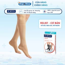Thumbnail Vớ Y Khoa JOBST Relief - Màu Da, Hở Ngón, Dòng Cơ Bản, Áp Lực 20-30mmHg, 2 Chiếc (Tất Y Khoa) 1