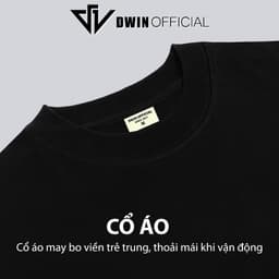 Thumbnail Áo thun trơn nam nữ DWIN basic tee tay lỡ phông cotton unisex oversize form rộng local brand tshirt 2